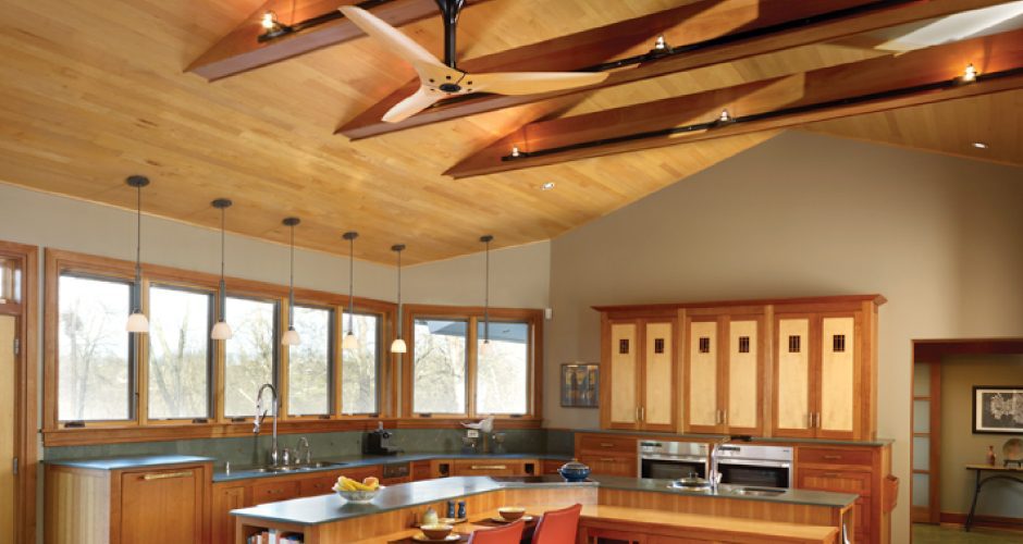 ceiling fans in kitchen