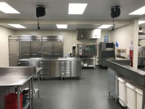 MTC kitchen in the culinary classroom