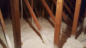 ductwork, foam, and beams
