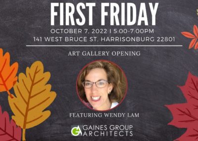 First Friday Art Gallery Opening Featuring Wendy Lam