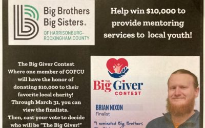 Big Giver Contest for Big Brothers Big Sisters!