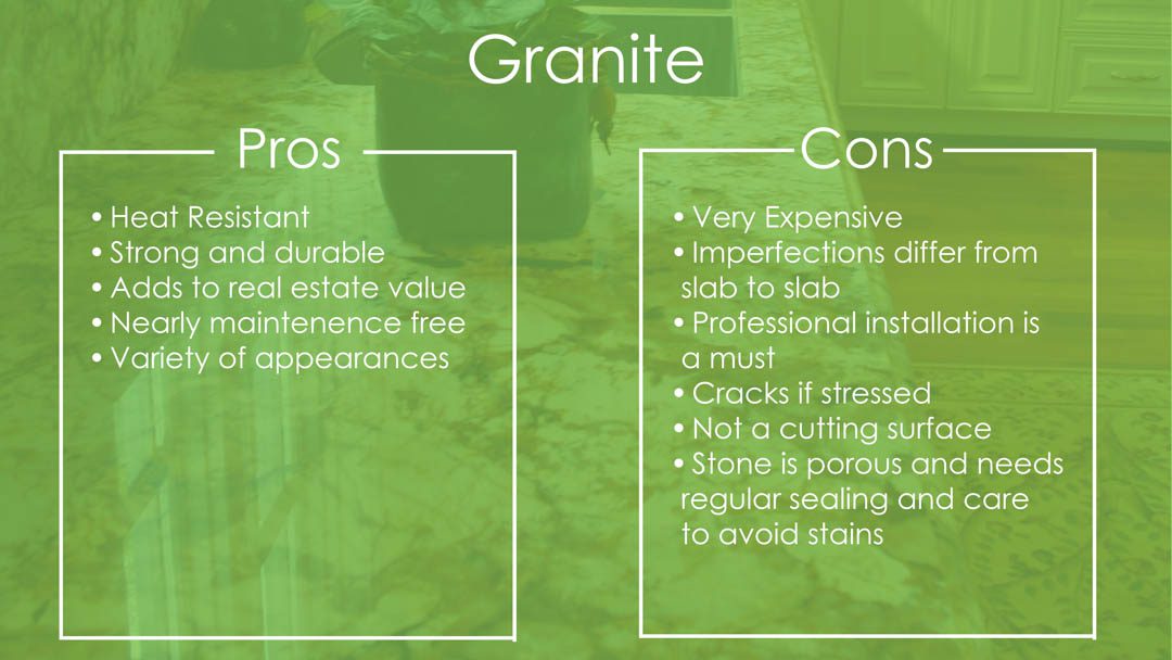 Granite Pros and Cons