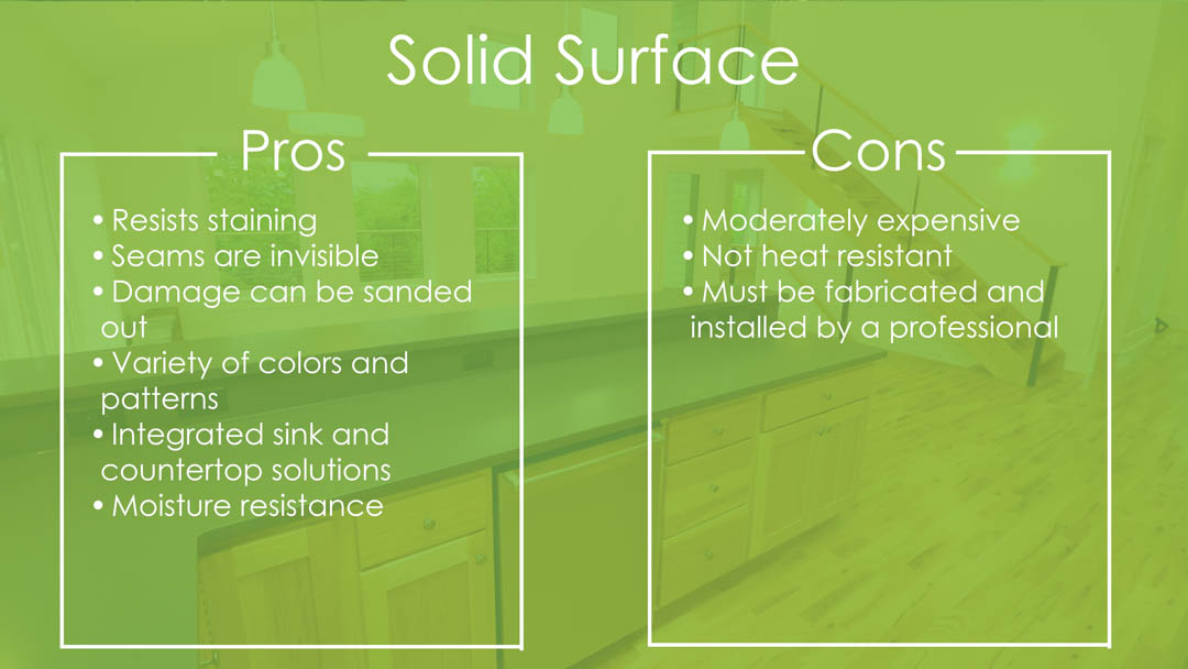 Solid Surface Pros and Cons