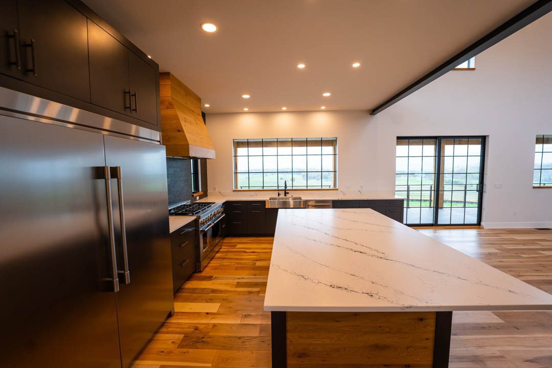 kitchen island hill top house