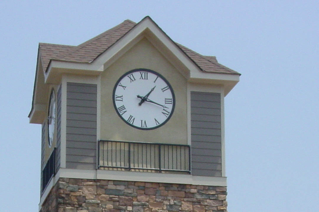 Stone Creek Village clock tower