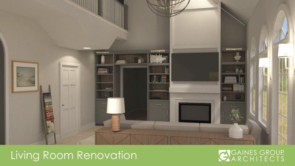 Living Room rendering.